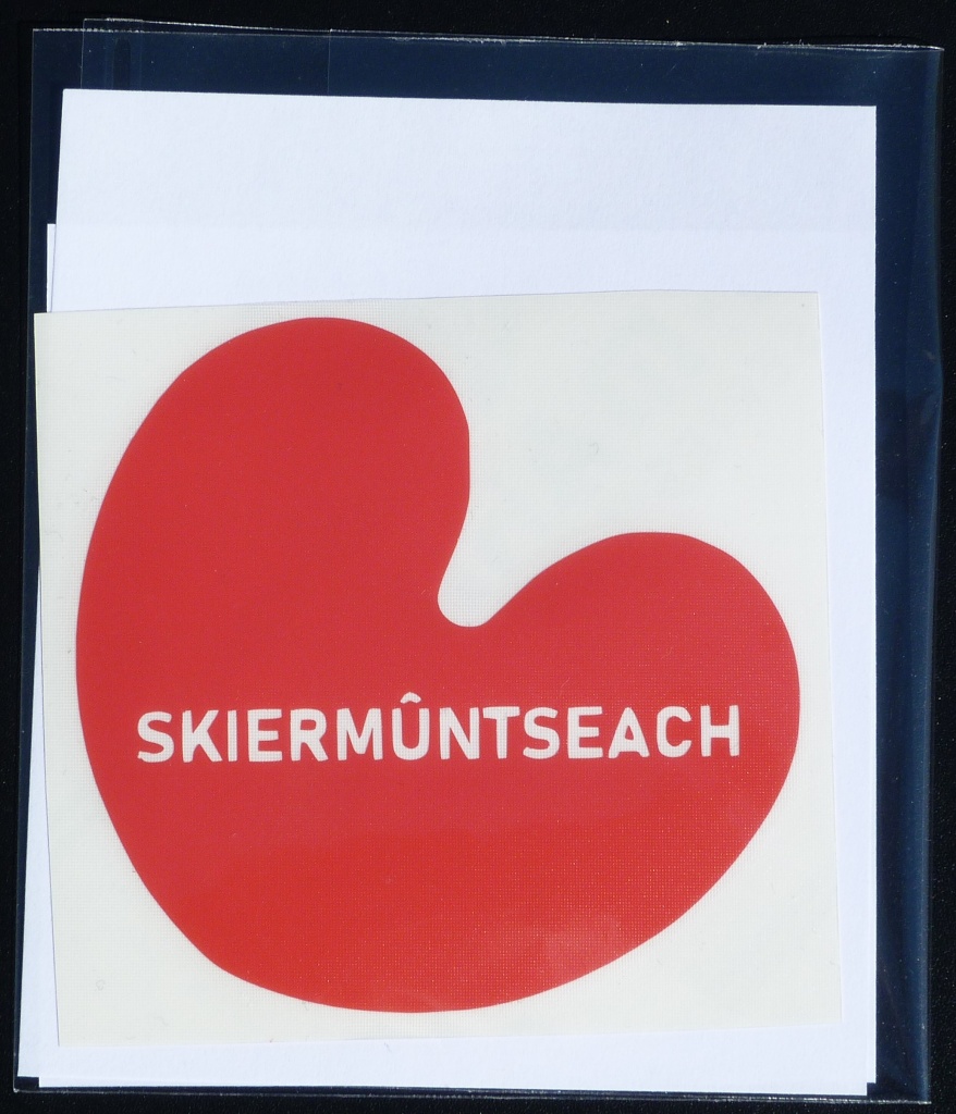 Sticker Pompebled Skiermuntseach